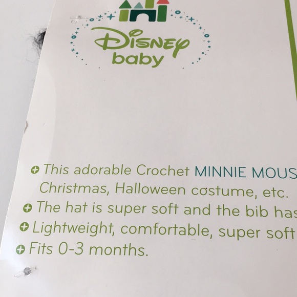 0-3M DISNEY Minnie Mouse infant newborn costume - Picture 6 of 8